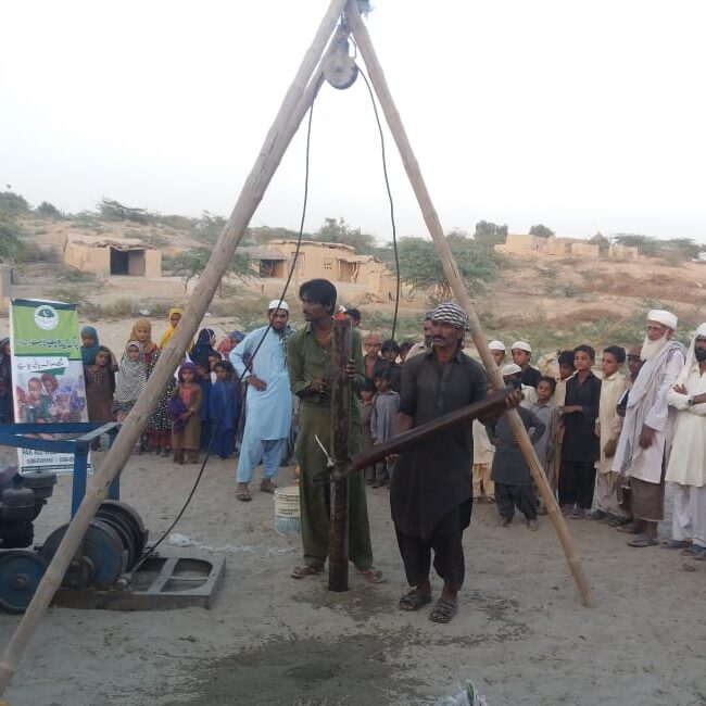 Borehole with Tank & Reservoir System
